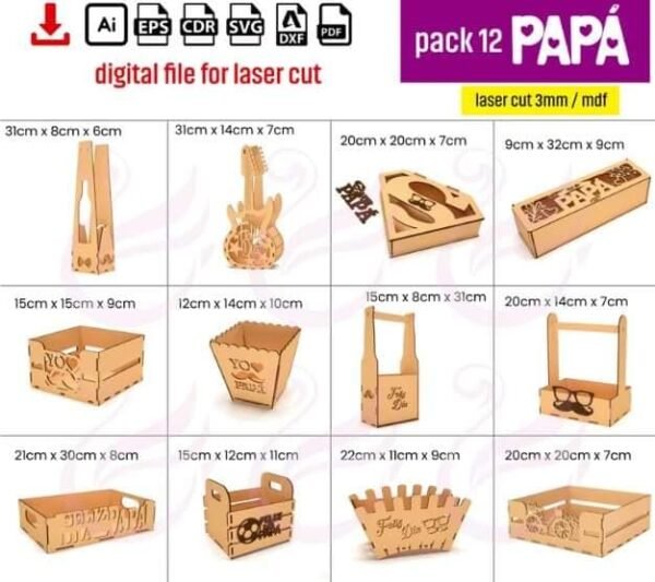 Pack Dia Del Padre Creativo Digital